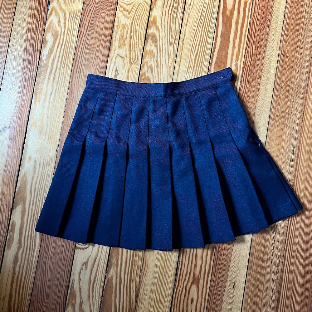 American Apparel Tennis Skirt - Navy
